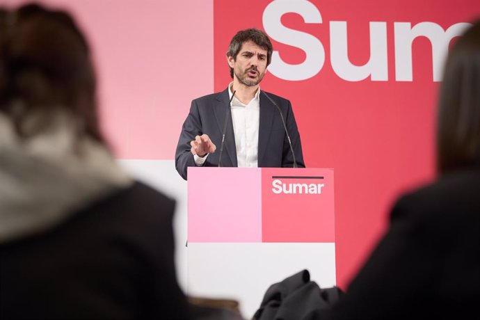 Archivo - El portaveu de Sumar, Ernest Urtasun