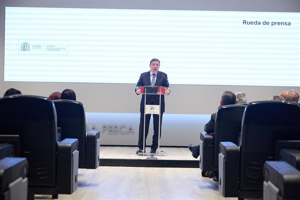 El ministro de Agricultura, Pesca y Alimentación, Luis Planas, 