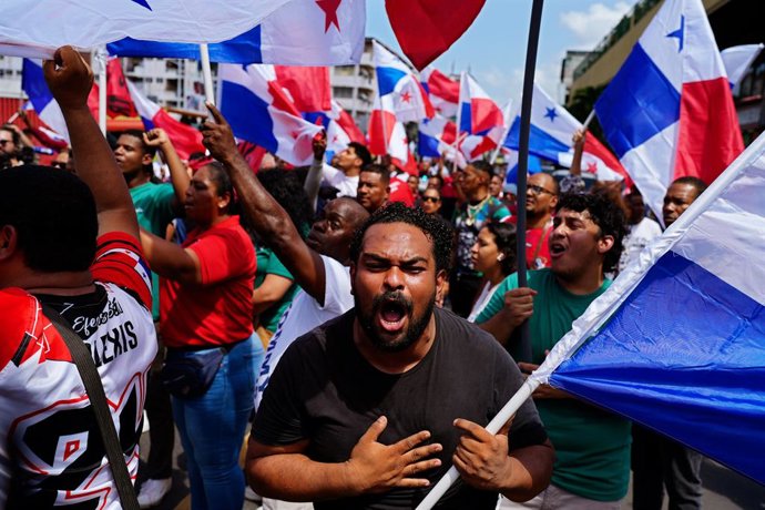 Archivo - Arquivo - Imagem de arquivo dos protestos no Panamá.