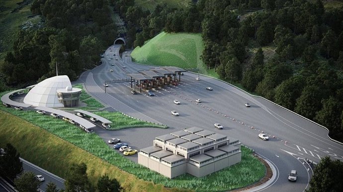 Archivo - Vista de los tuneles de Artxanda en Bilbao