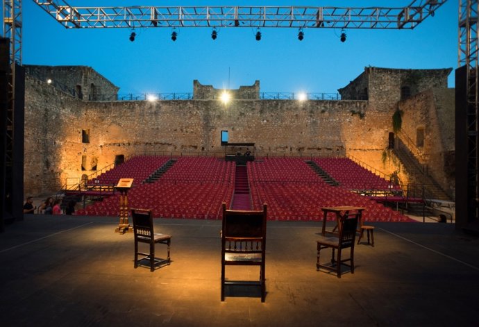 Escenario del Festival de Teatro y Danza  Castillo de Niebla (Huelva).