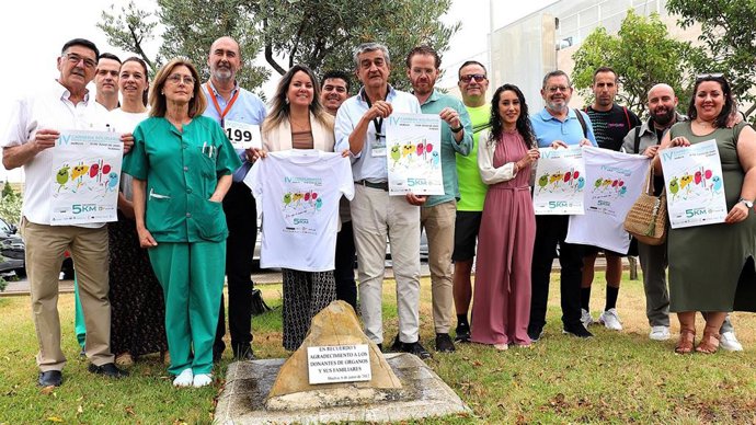 Presentación de la IV Carrera Solidaria en Homenaje a los Donantes de Órganos y Tejidos en Huelva.
