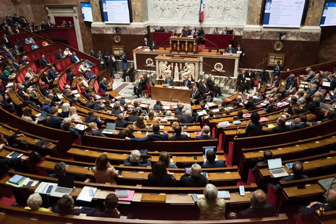 May 27, 2025, Saint Ouen, Paris, France: A question-and-answer session at the National Assembly, the lower house of the French parliament, in Paris, on May 27, 2025.