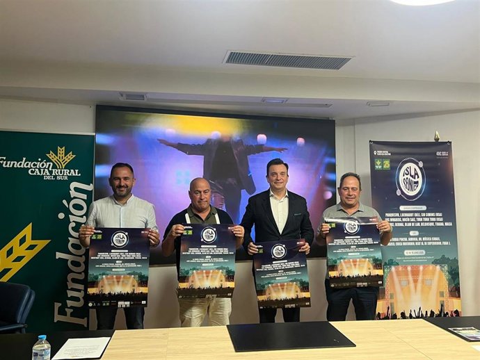 Presentación del Festival Islasónica de Isla Cristina (Huelva).