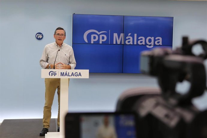 Archivo - El parlamentario andaluz del PP de Málaga y vicesecretario 'popular' Daniel Castilla.