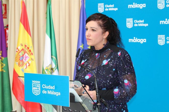 Archivo - Toni Morillas es concejala portavoz adjunta de Con Málaga en el Ayuntamiento de Málaga.