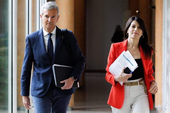 Rueda e Allegue, após o Consello da Xunta.