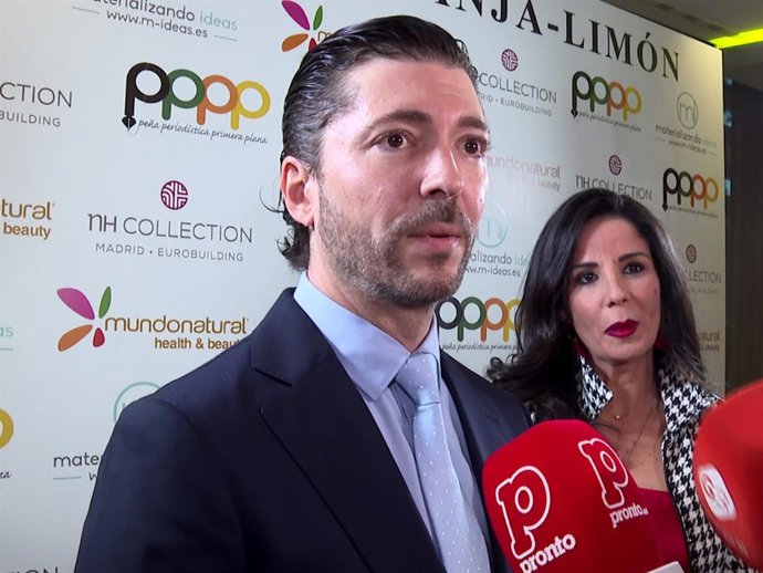 Angel Cristo Jr y su mujer Ana Herminia en la entrega de los Premios Naranja y Limón