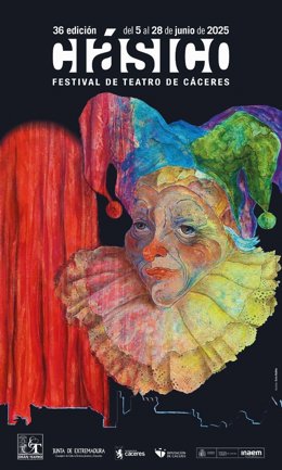 Cartel del 36º Festival de Teatro Clásico de Cáceres