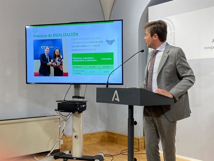 El delegado territorial de Desarrollo Educativo y Formación Profesional en Córdoba, Diego Copé.