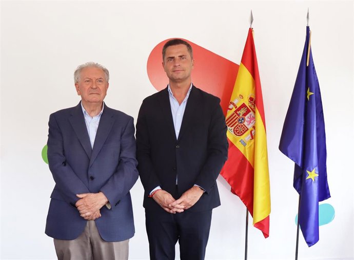 El presidente de APTE, Felipe Romera ; y el consejero delegado de Enisa, Borja Cabezón.