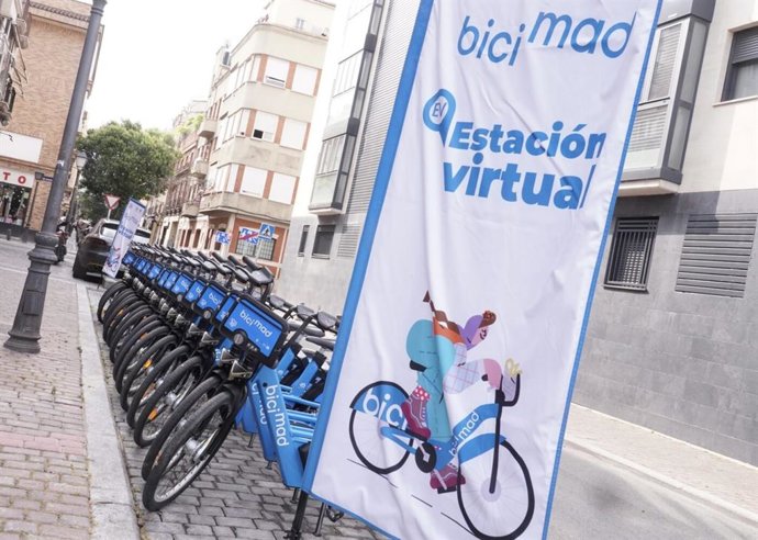 Aterrizan las 'estaciones virtuales' de bicimad, alternativa al cierre temporal de estaciones físicas