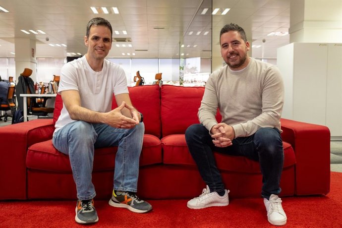 El cto de Drimer, Javier Expósito, y el ceo, Carlos Sáez.