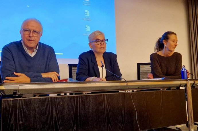 El director general de Salud Pública y Atención a la Salud Mental, Ángel López; la consejera de Salud, Concepción Saavedra, y la responsable del Servicio de Planificación en Salud Mental y secretaria del Consejo Asesor, Puri Saavedra.