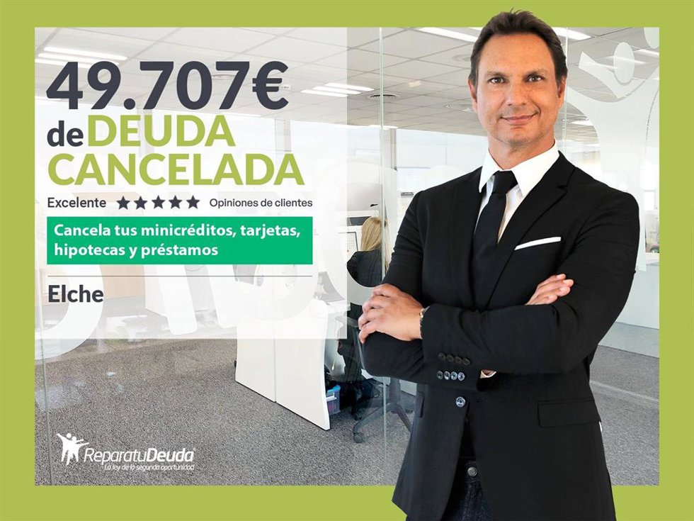 Archivo - Repara tu Deuda Abogados cancela 49.707  en Elche (Alicante) con la Ley de Segunda Oportunidad
