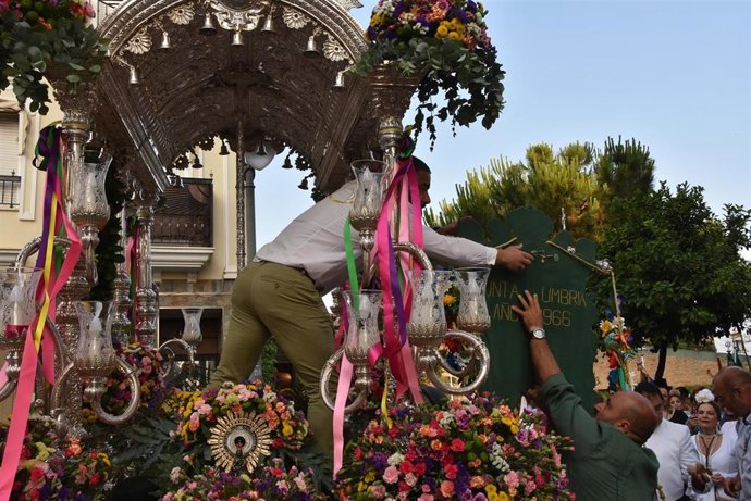 Salida de las Hermandad del Rocío de Punta Umbría (Huelva).