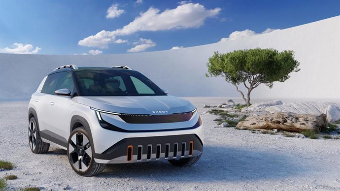 Archivo - Skoda fabricará su nuevo SUV eléctrico Epiq en Pamplona, el primero de la marca en producirse en España.