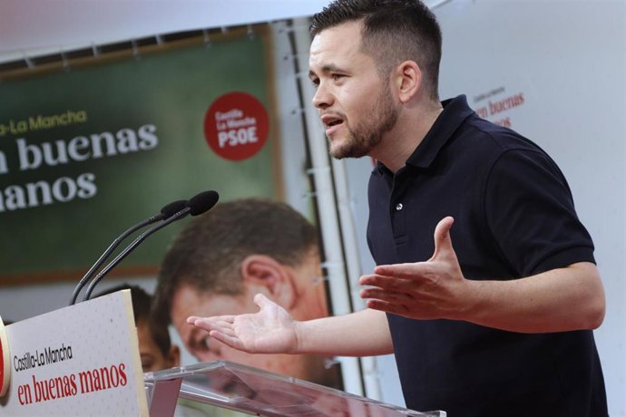 El secretario general de Juventudes Socialistas de C-LM, Álvaro Toconar.
