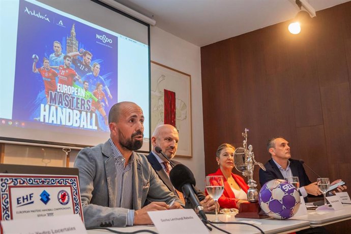 Presentación del Campeonato de Europa de Balonmano Máster.