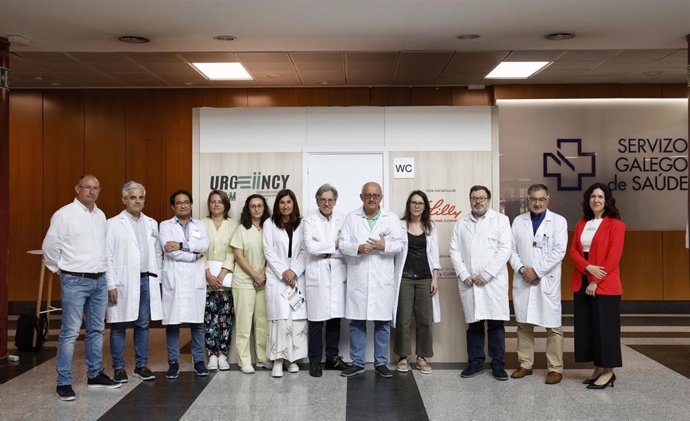 Inauguración no Chus dun 'escape room' para concienciar sobre as dificultades das persoas que sofren Enfermidade Inflamatoria Intestinal