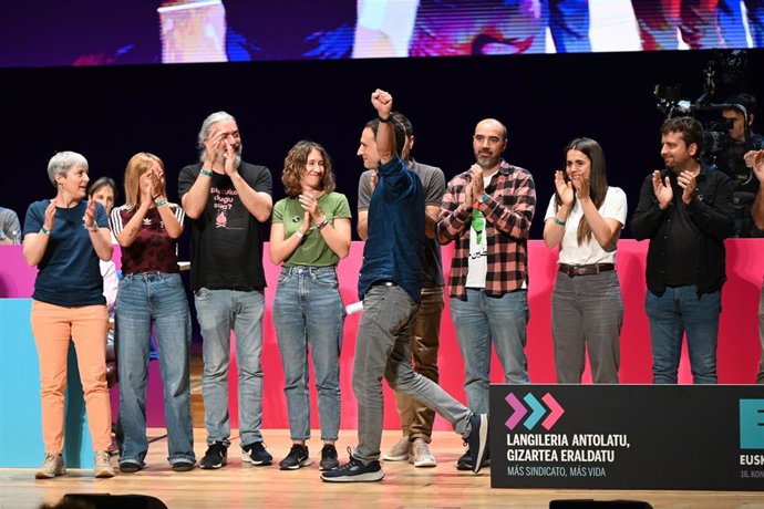 Elección del nuevo Comité Ejecutivo de ELA, con Mitxel Lakuntza al frente.