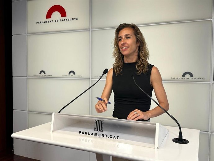La diputada de la CUP en el Parlament Laia Estrada