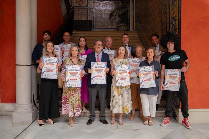 La Fundación Cajasol presenta el cartel de la Gala Solidaria de Autismo Sevilla.