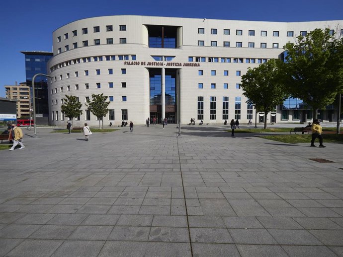 Archivo - El Palacio de Justicia de Pamplona.