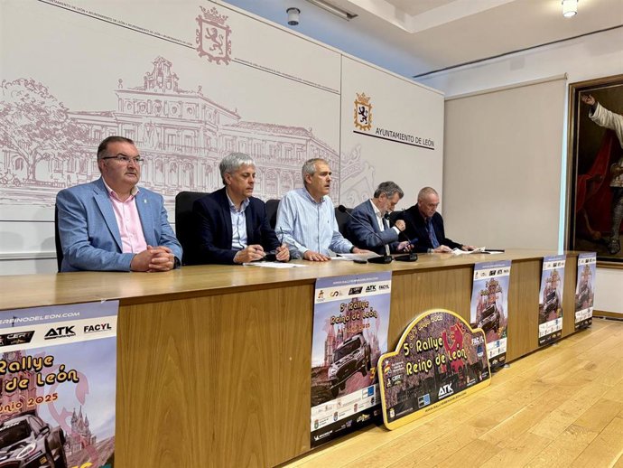 Presentación del Pallye 'Reino de León' que se celebrará este fin de semana.