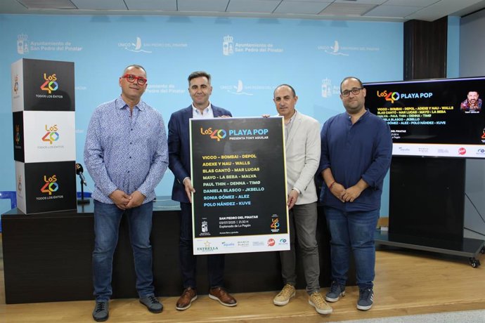 Vicco, Bombai y Depol, en Los40 Playa Pop de San Pedro del Pinatar