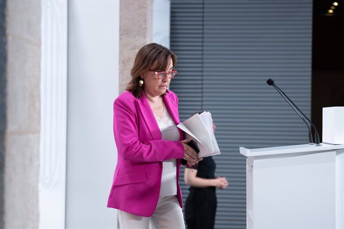 La consellera de Territori, Habitatge i Transició Ecològica, i portaveu del Govern, Sílvia Paneque