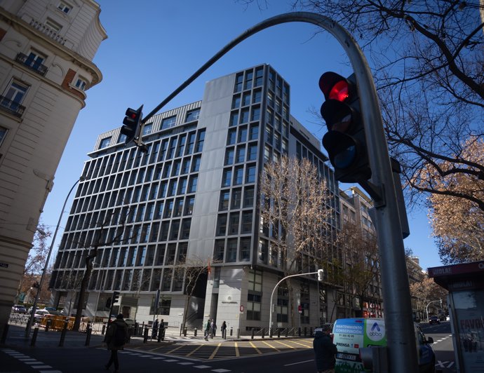 Archivo - Entrada a la Audiencia Nacional en la calle García Gutiérrez, 1, a 13 de enero de 2025, en Madrid (España).