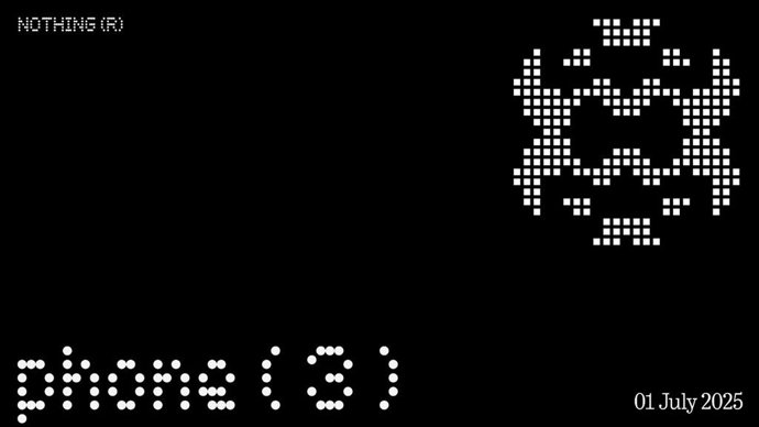 Anuncio de la presentación del Nothing Phone (3).