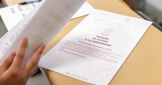 Prueba de la PAU en Huelva.