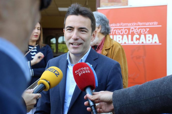 El secretario general del PSOE de Cantabria, Pedro Casares