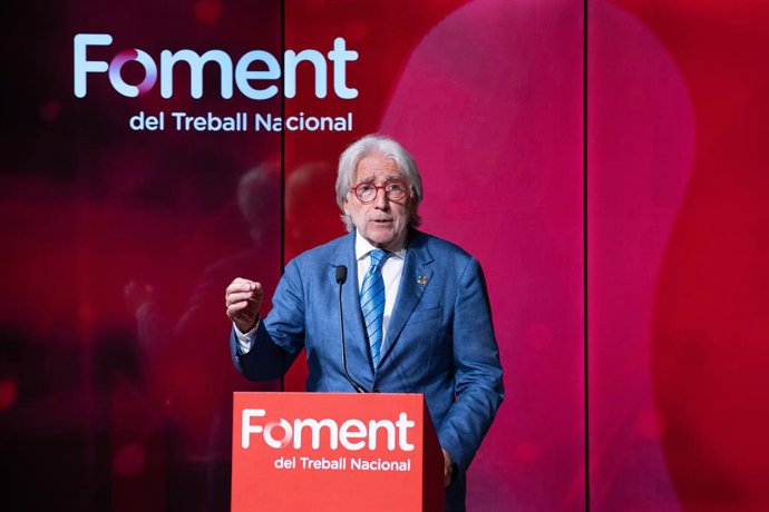 El president de Foment del Treball, Josep Sánchez Llibre
