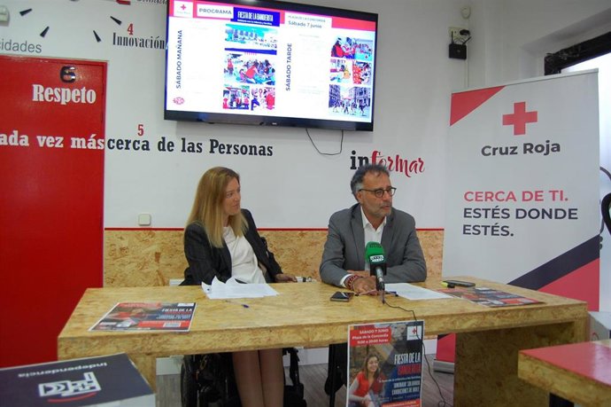 Rueda de prensa de Cruz Roja.