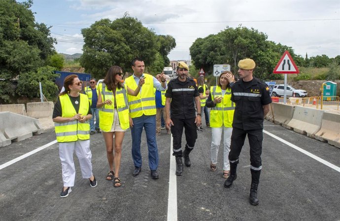 La Diputació reobri el pont de CV-425 sobre el riu Bunyol després de la dana, amb 3,2 milions d'inversió