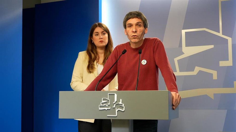 El parlamentario de Sumar, Jon Hernández