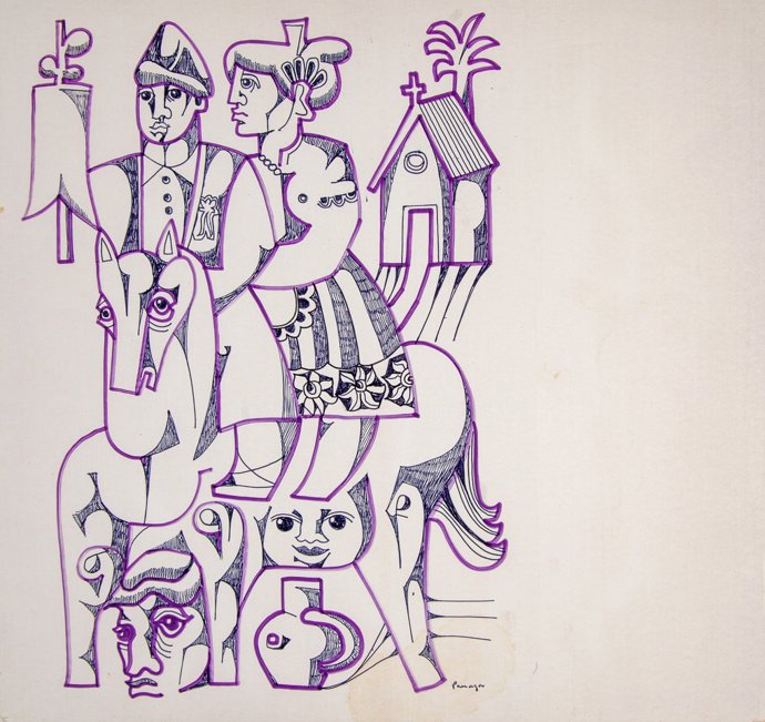 Uno de los dibujos que se podrá ver en la exposición