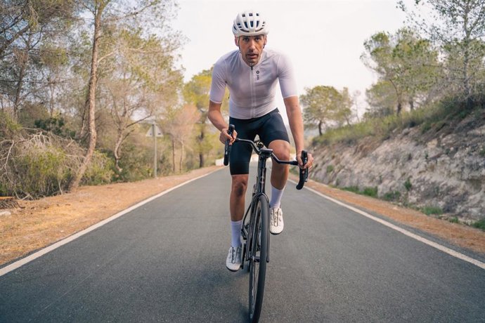 El 'influencer' José María López durante su Vuelta Ciclista a España solidaria