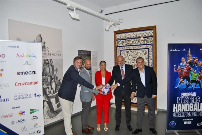 Presentación del Campeonato de Europa de Balonmano Master Masculino y Femenino.
