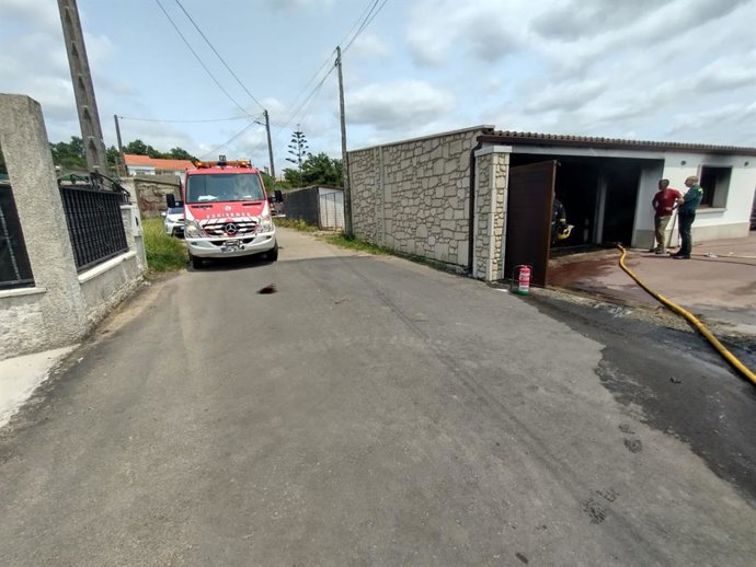 Incendio en A Pobra do Caramiñal