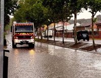 Gestionadas más de 200 llamadas en dos horas por un intenso aguacero en Valladolid