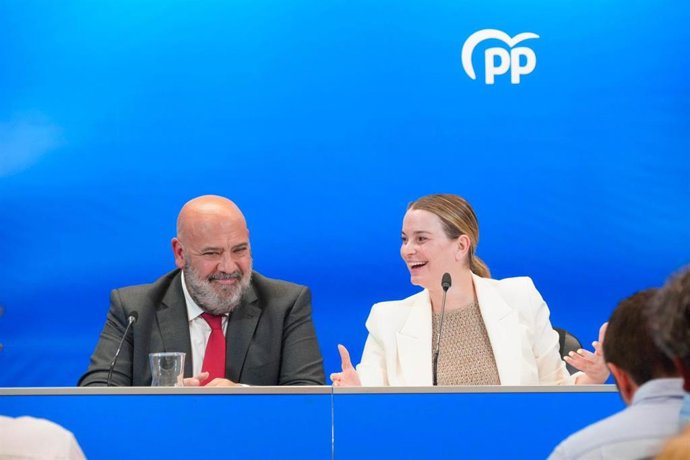 La presidenta del PP de Baleares, Marga Prohens, asiste a la Junta Territorial del PP de Palma