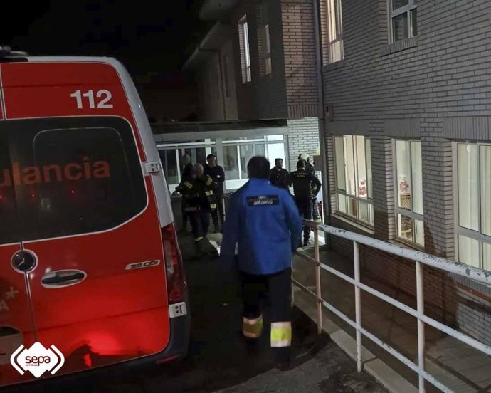 Incendio en una residencia de mayores en Siero.