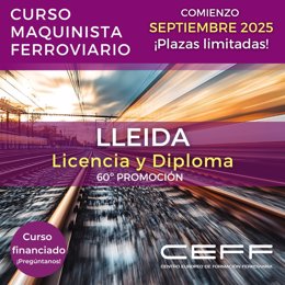 CEFF, primer centro en Lleida en formar futuros maquinistas.
