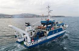 Los trabajos se realizan bajo la dirección científica de la Fundación AZTI a bordo del buque oceanográfico del ministerio Emma Bardán.
