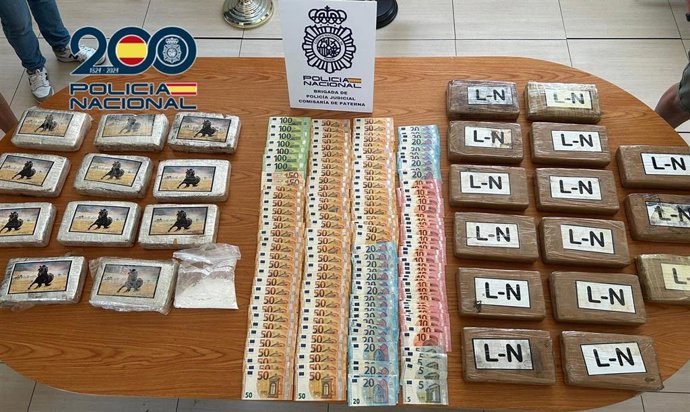 Material intervenido en la operación