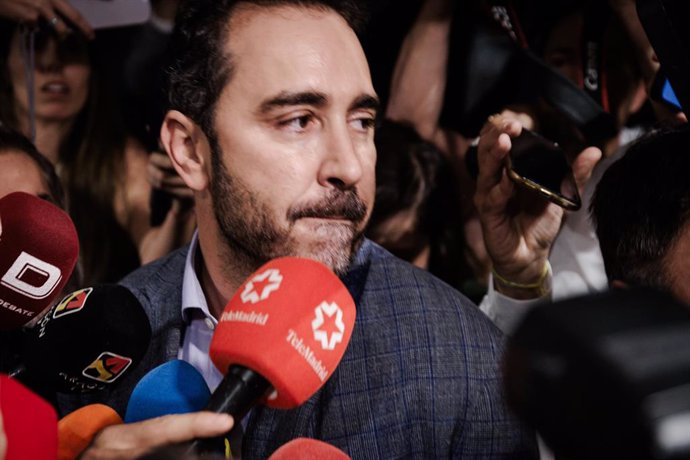 El empresario Víctor de Aldama asiste a la comparecencia de la exmilitante socialista Leire Díez